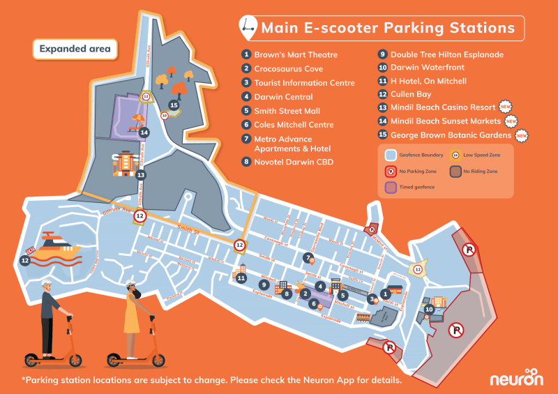 Escooters City of Darwin Darwin Council, Northern Territory